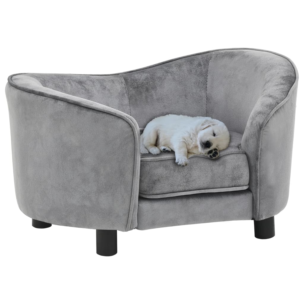 vidaXL Dog Sofa Dog Cat Bed Foam Pet Puppy Couch with Washable Cover Plush