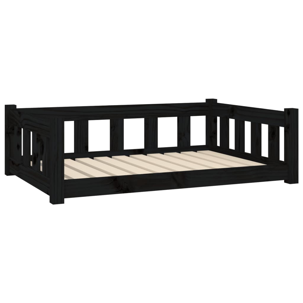 vidaXL Dog Bed Rectangular Modern Wooden Dog Couch Pet Bed Solid Wood Pine