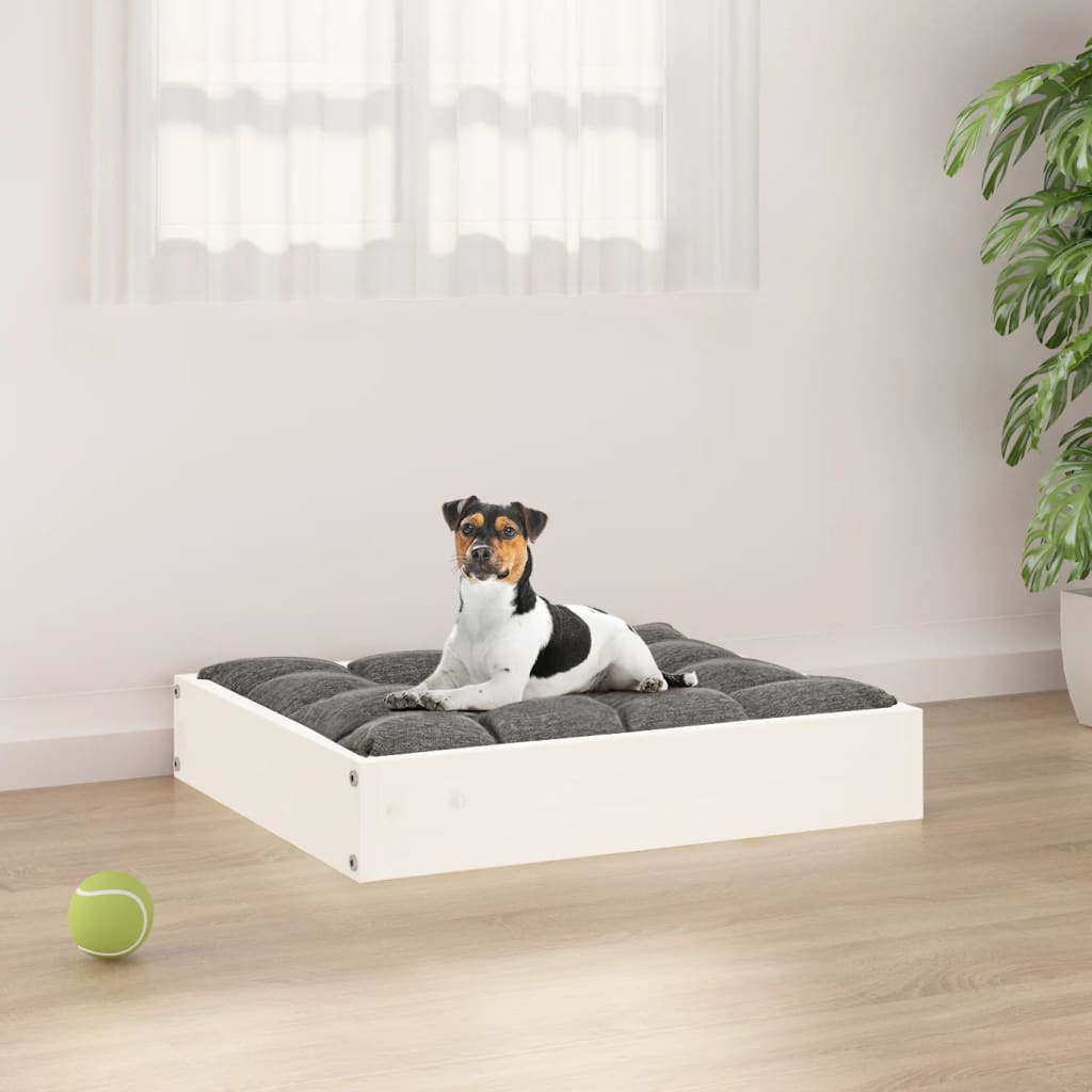 vidaXL Dog Bed Dog Sofa Bed Pet Couch Seat with Wooden Frame Solid Wood Pine