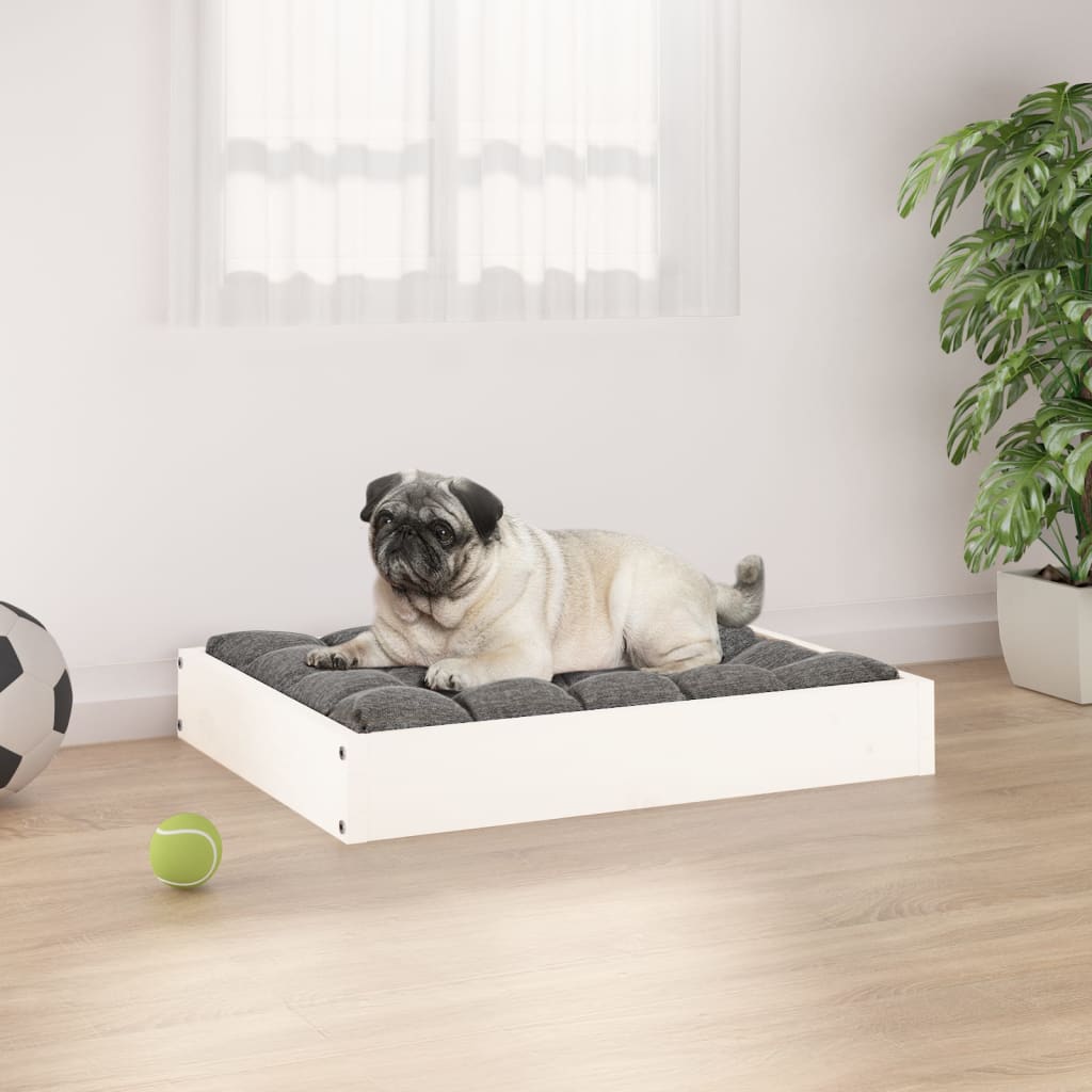vidaXL Dog Bed Dog Sofa Bed Pet Couch Seat with Wooden Frame Solid Wood Pine