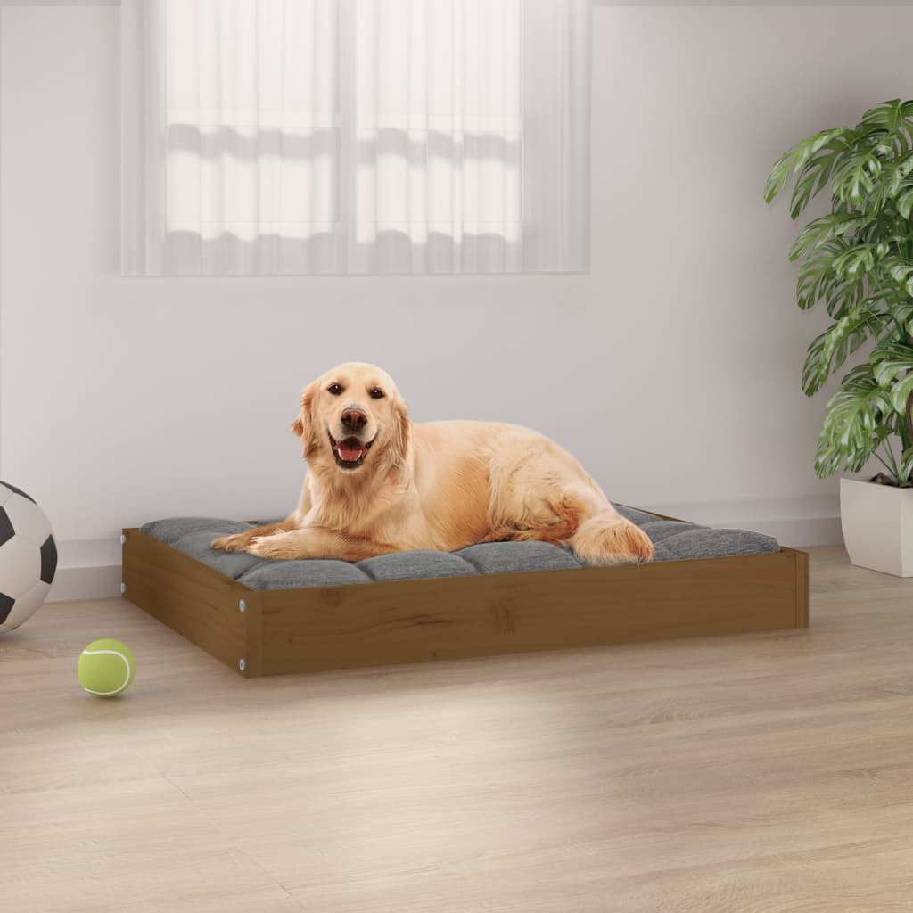 vidaXL Dog Bed Dog Sofa Bed Couch Pet Bed with Wooden Frame Solid Wood Pine