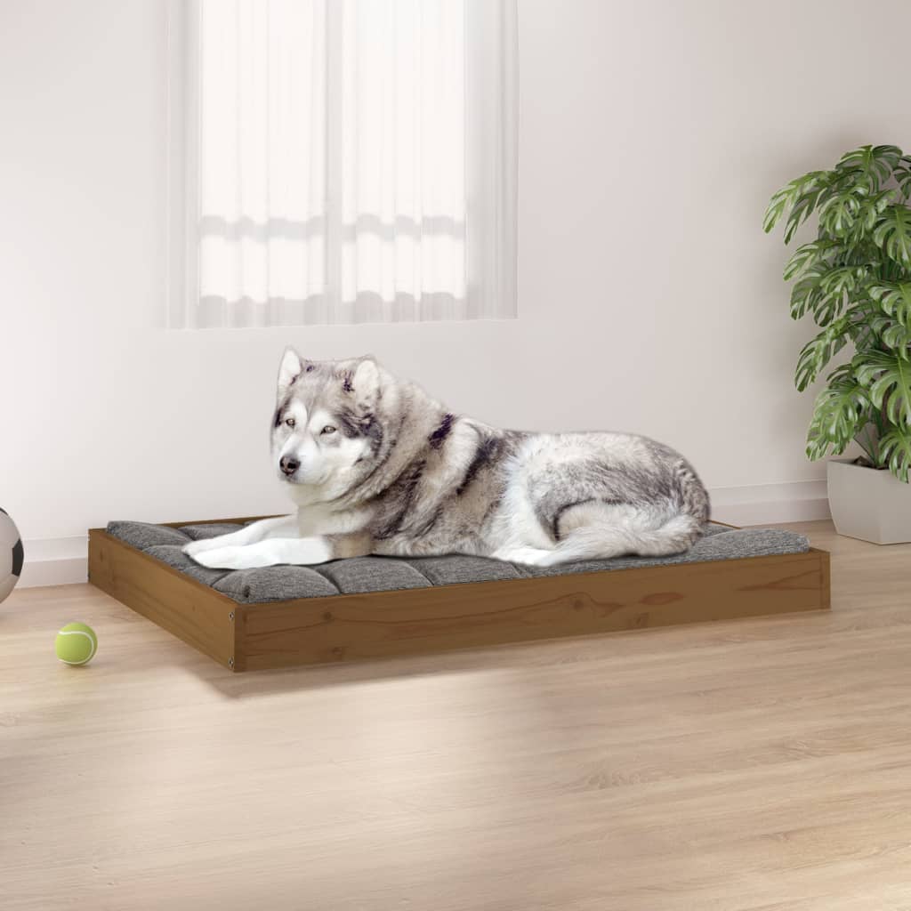 vidaXL Dog Bed Dog Sofa Bed Couch Pet Bed with Wooden Frame Solid Wood Pine