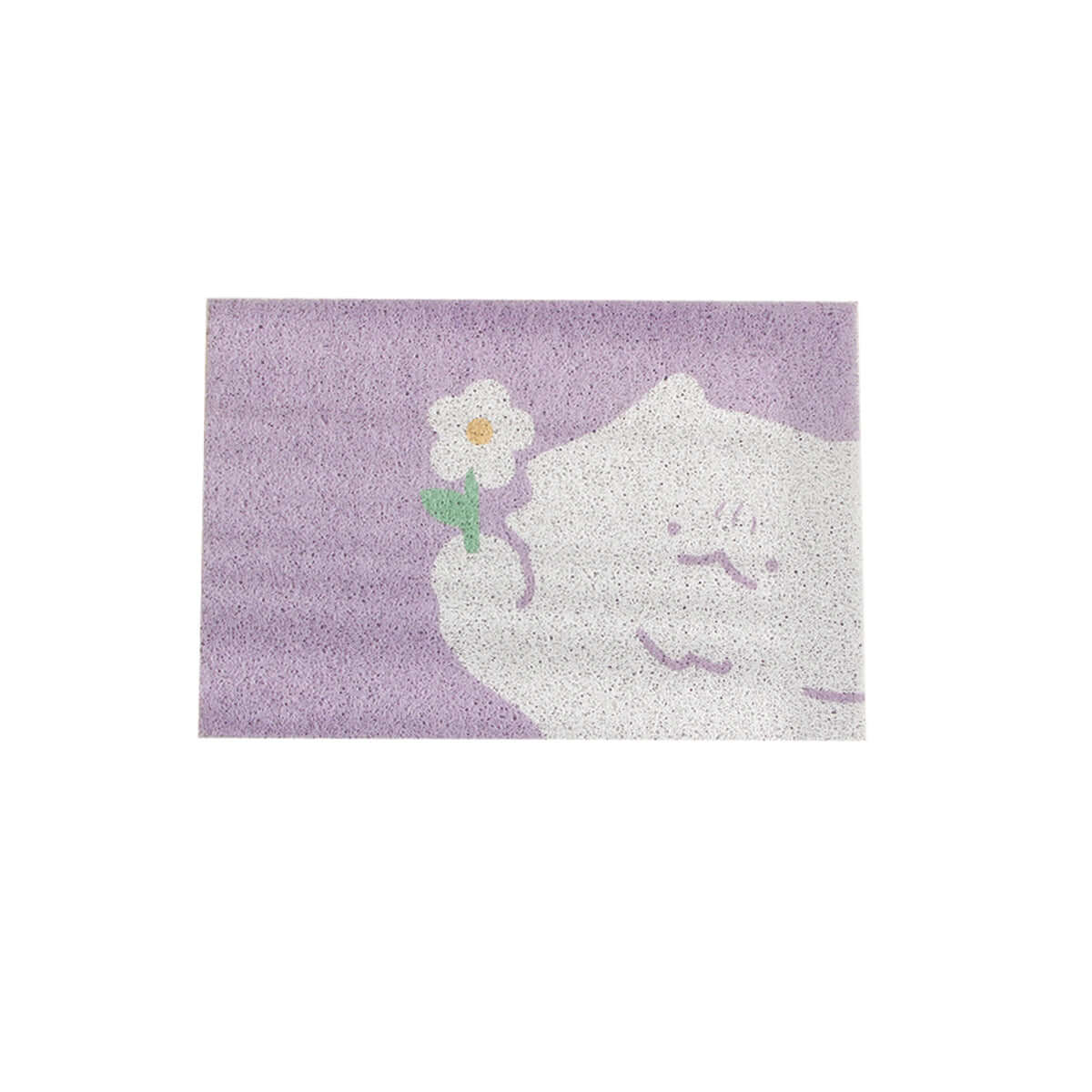 Flower Cat Litter Mat