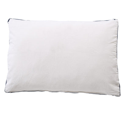 24" X 36" Stonewashed Blue Pillow Style Pet Bed With Removable Cover
