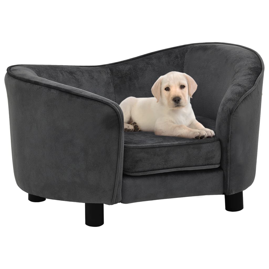 vidaXL Dog Sofa Dog Cat Bed Foam Pet Puppy Couch with Washable Cover Plush
