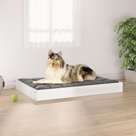 vidaXL Dog Bed Dog Sofa Bed Pet Couch Seat with Wooden Frame Solid Wood Pine