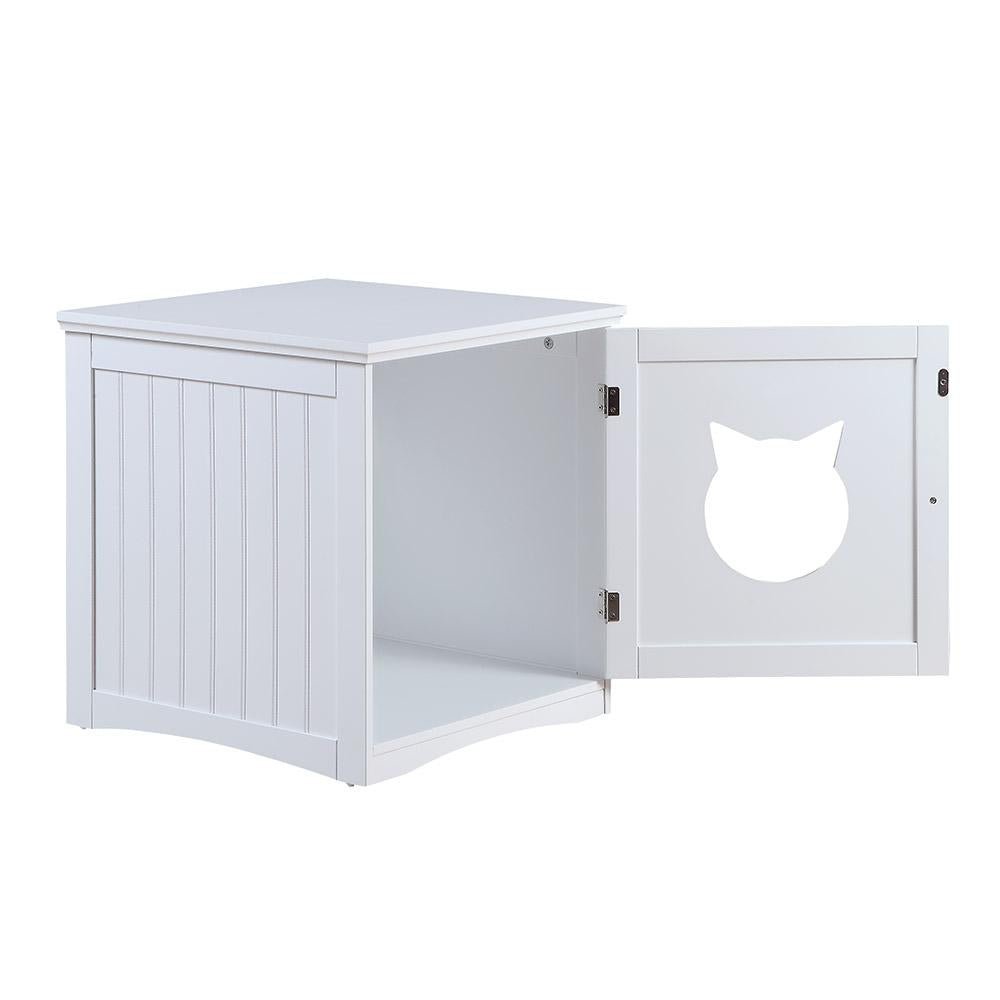 Cat House Side Table, Nightstand Pet House, Litter Box Enclosure